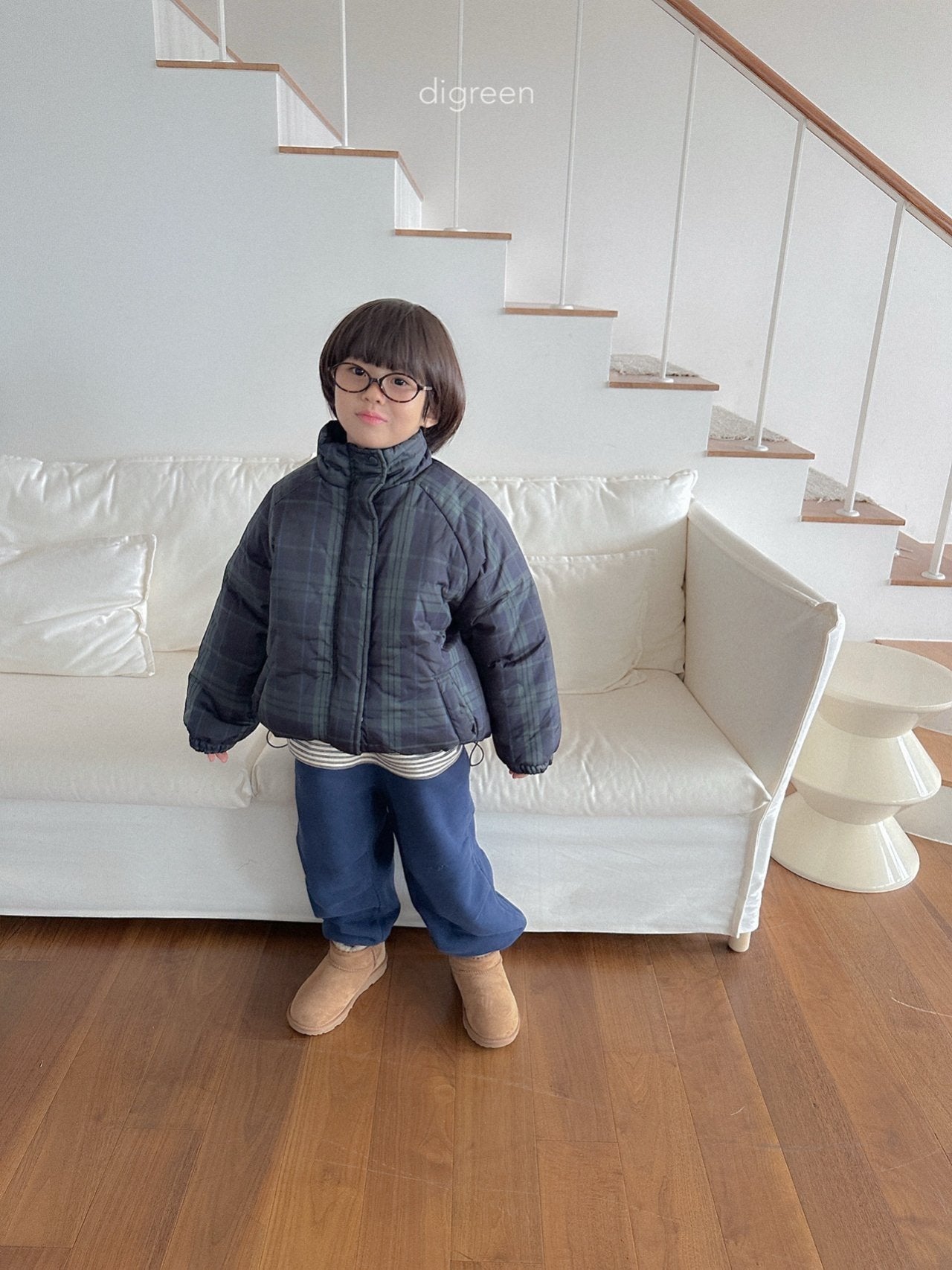 《予約》Tori Check Padding / digreen