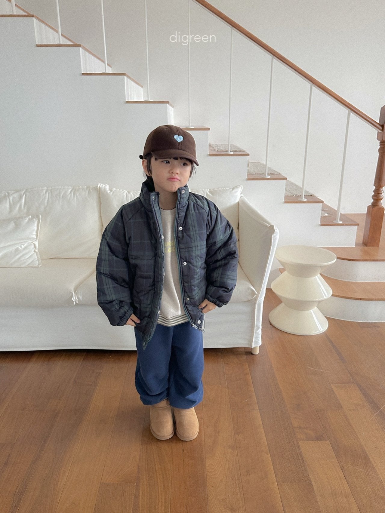 《予約》Tori Check Padding / digreen