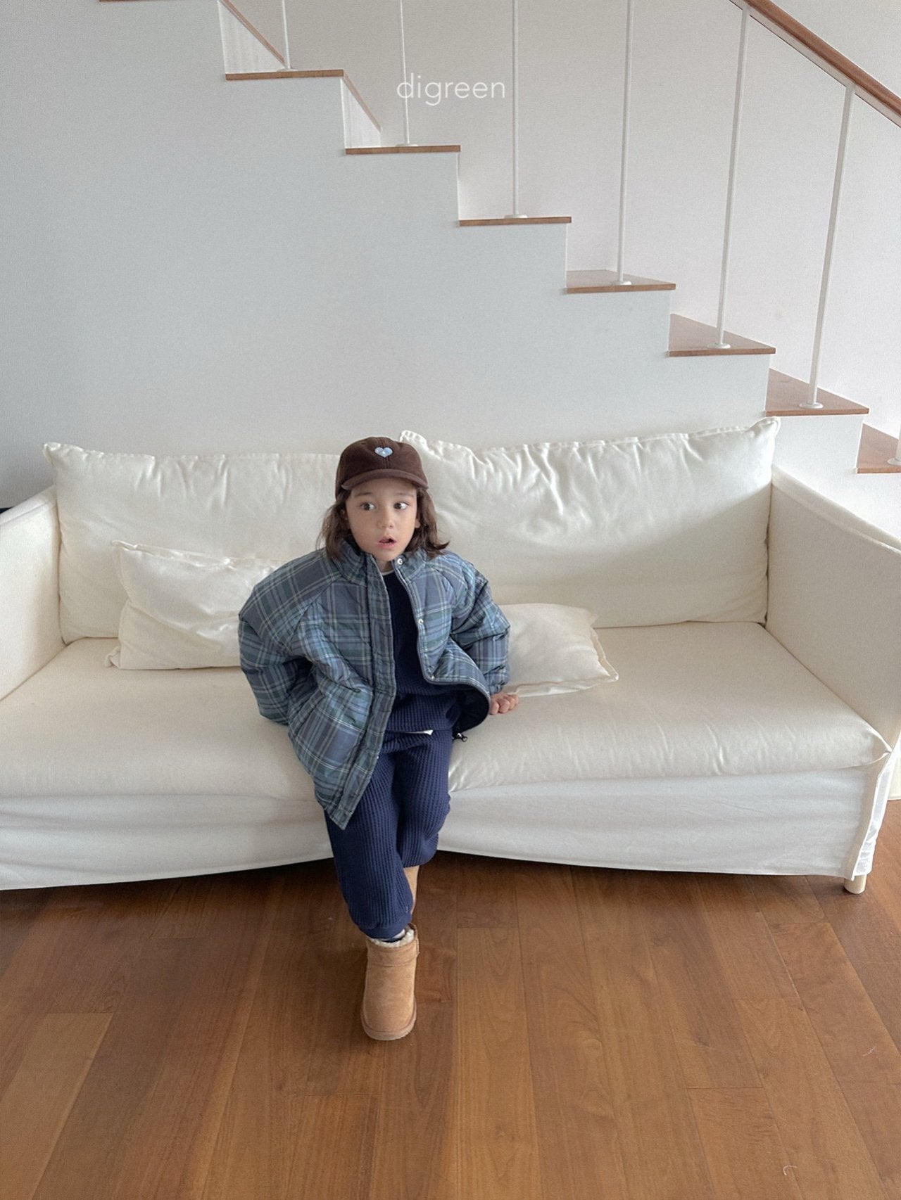 《予約》Tori Check Padding / digreen