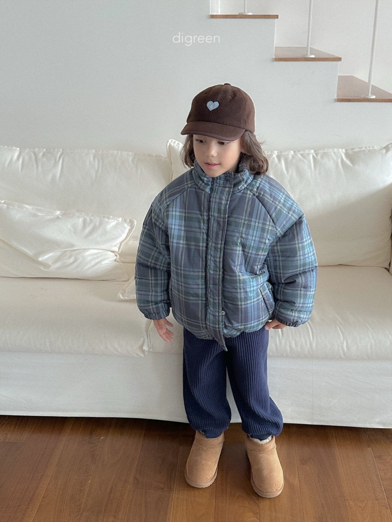 《予約》Tori Check Padding / digreen