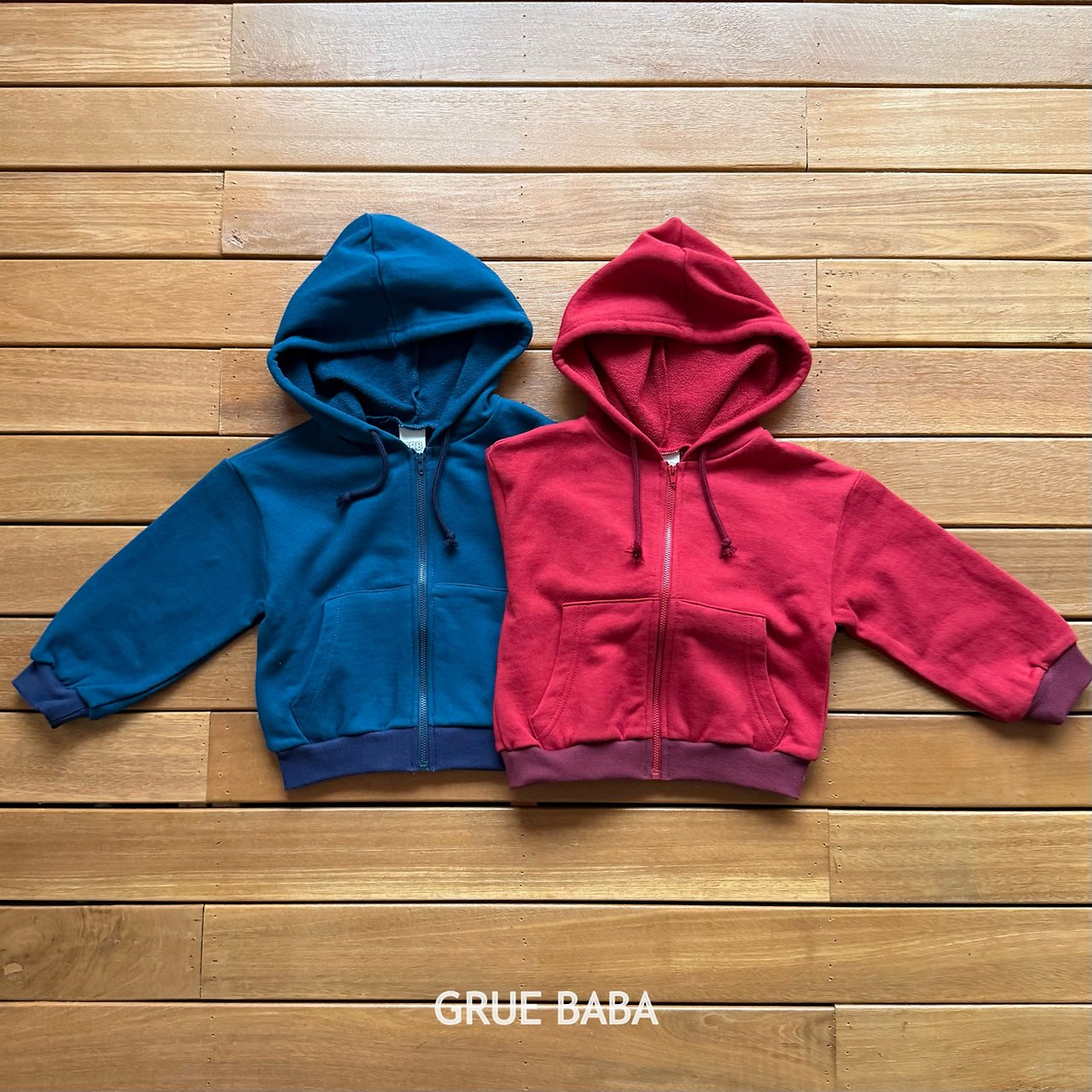 《予約》Palette Hood Zip-up / GRUE BABA