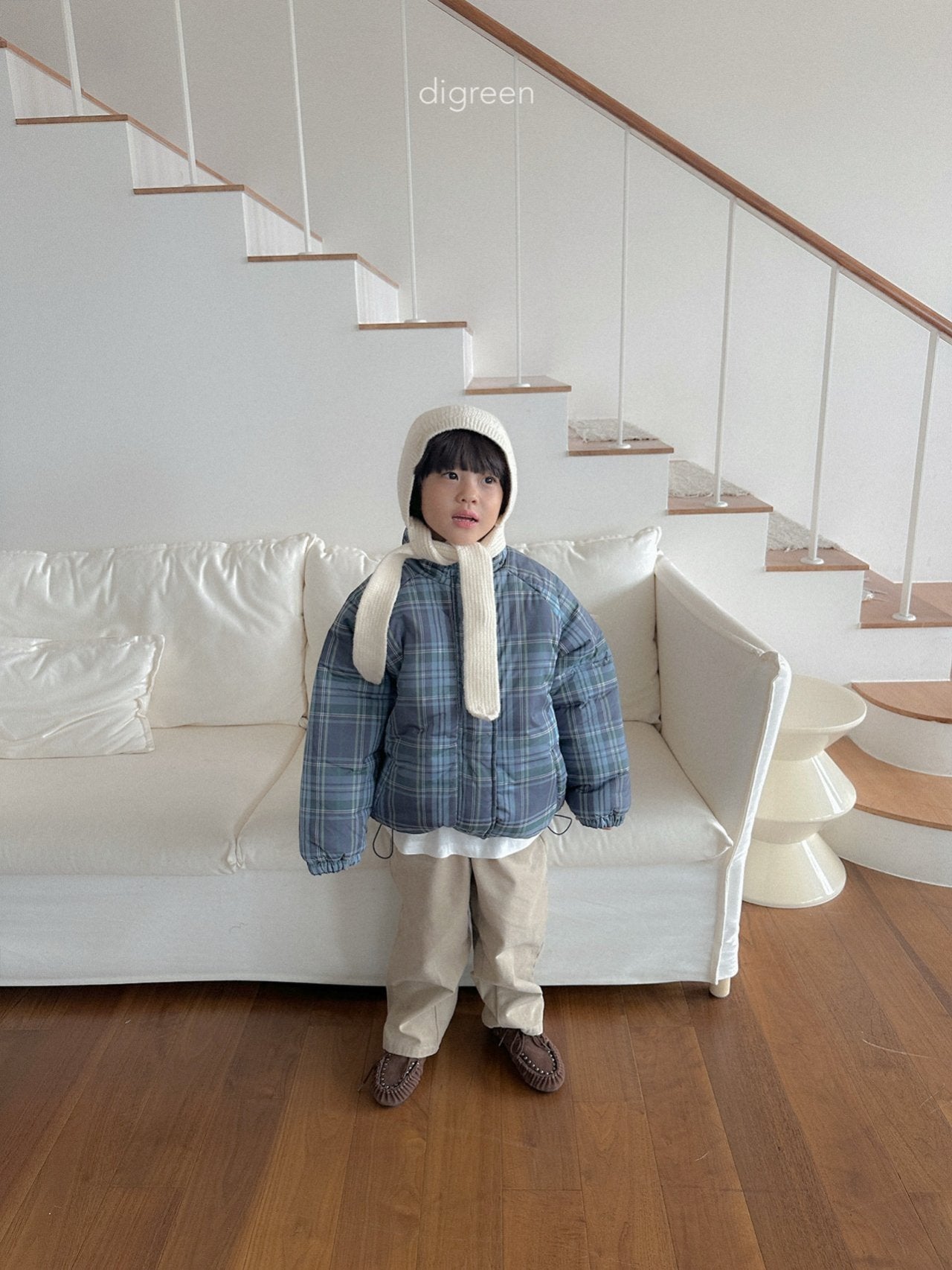 《予約》Tori Check Padding / digreen