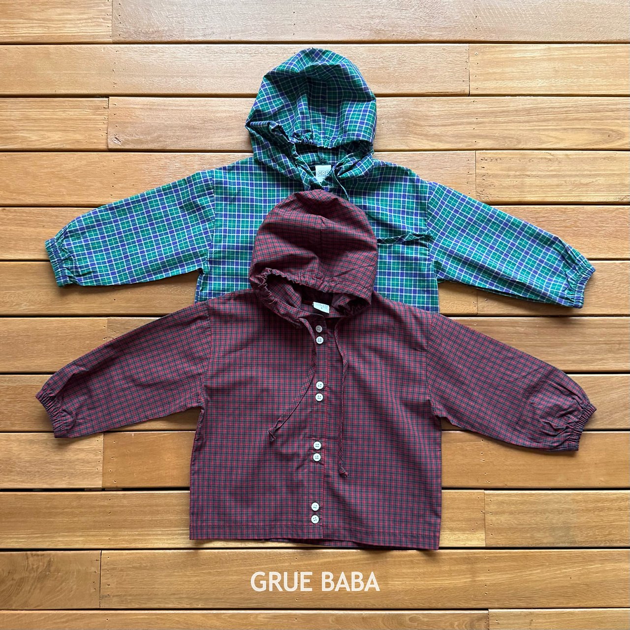 《予約》Lorna Hooded Shirt / GRUE BABA