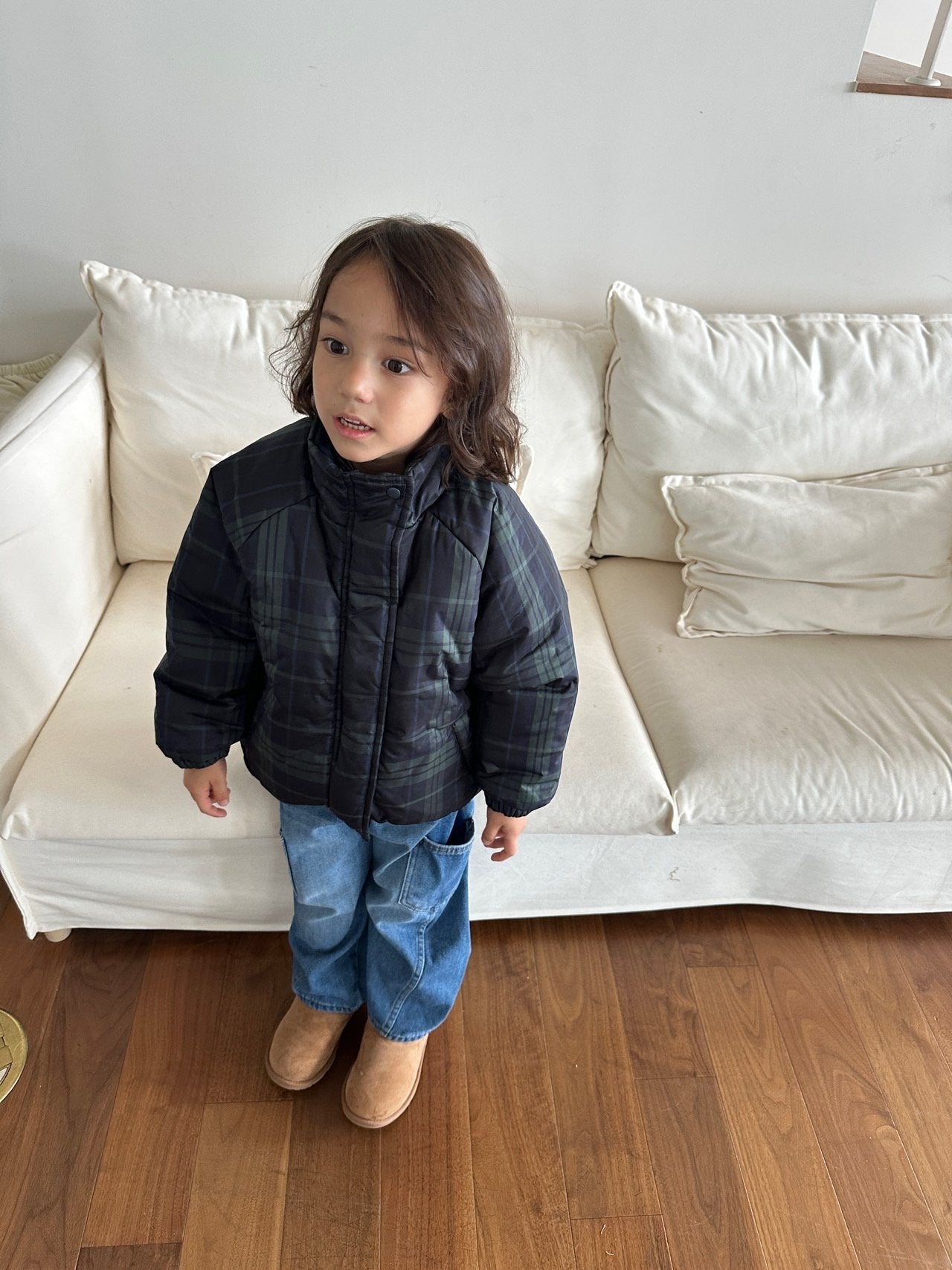 《予約》Tori Check Padding / digreen