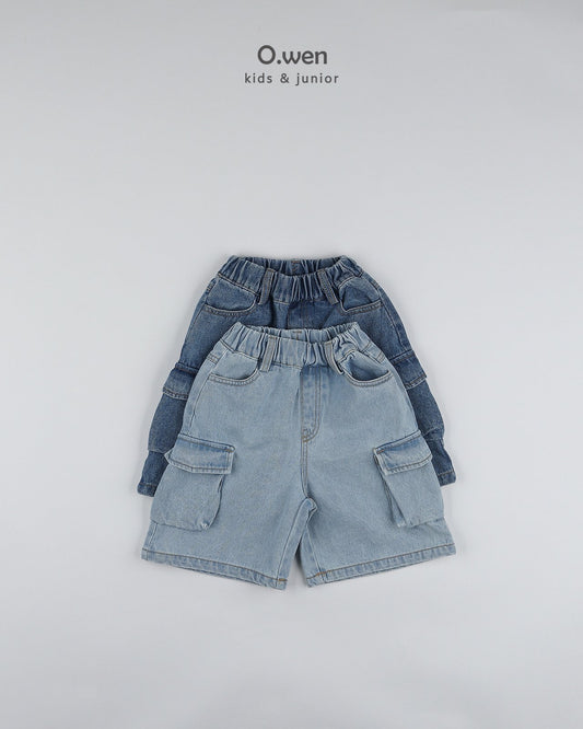 《予約》Pocket Bermuda Denim Pants / O.wen