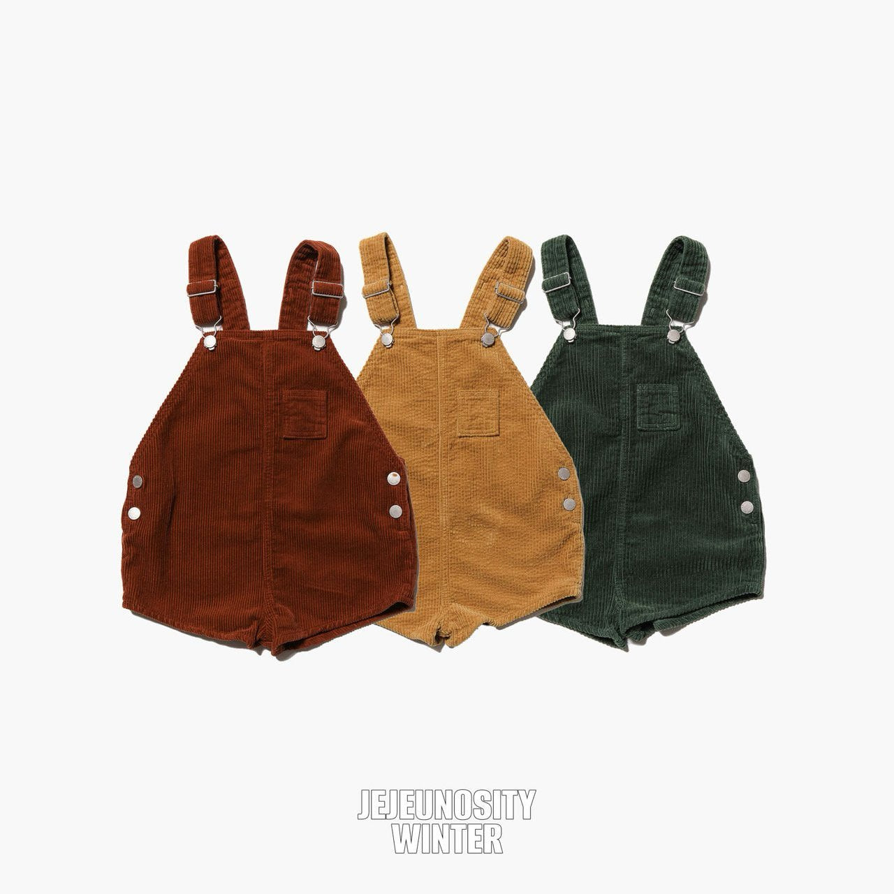 《予約》Corduroy Short Overalls / JEJEUNOSITY