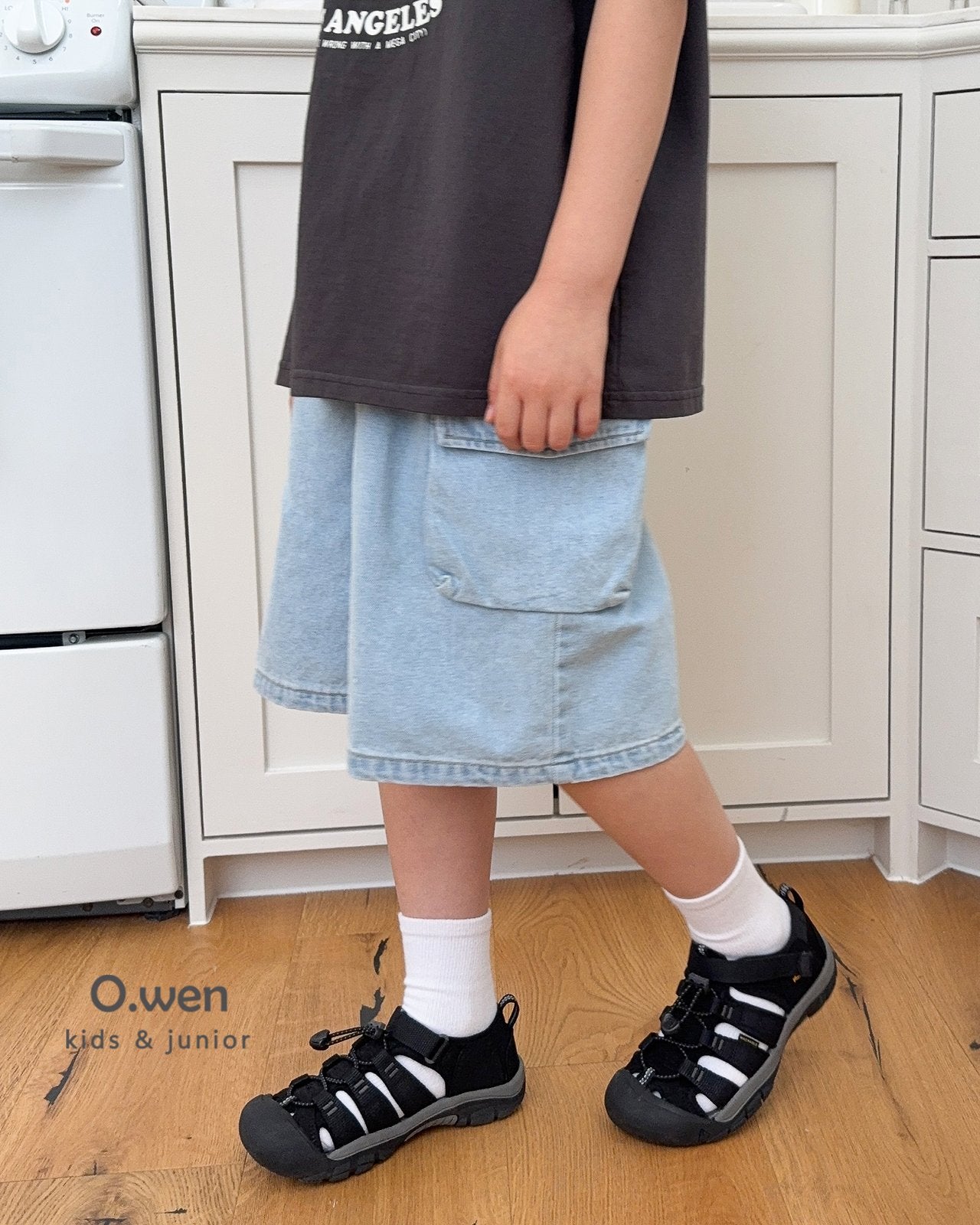 《予約》Pocket Bermuda Denim Pants / O.wen