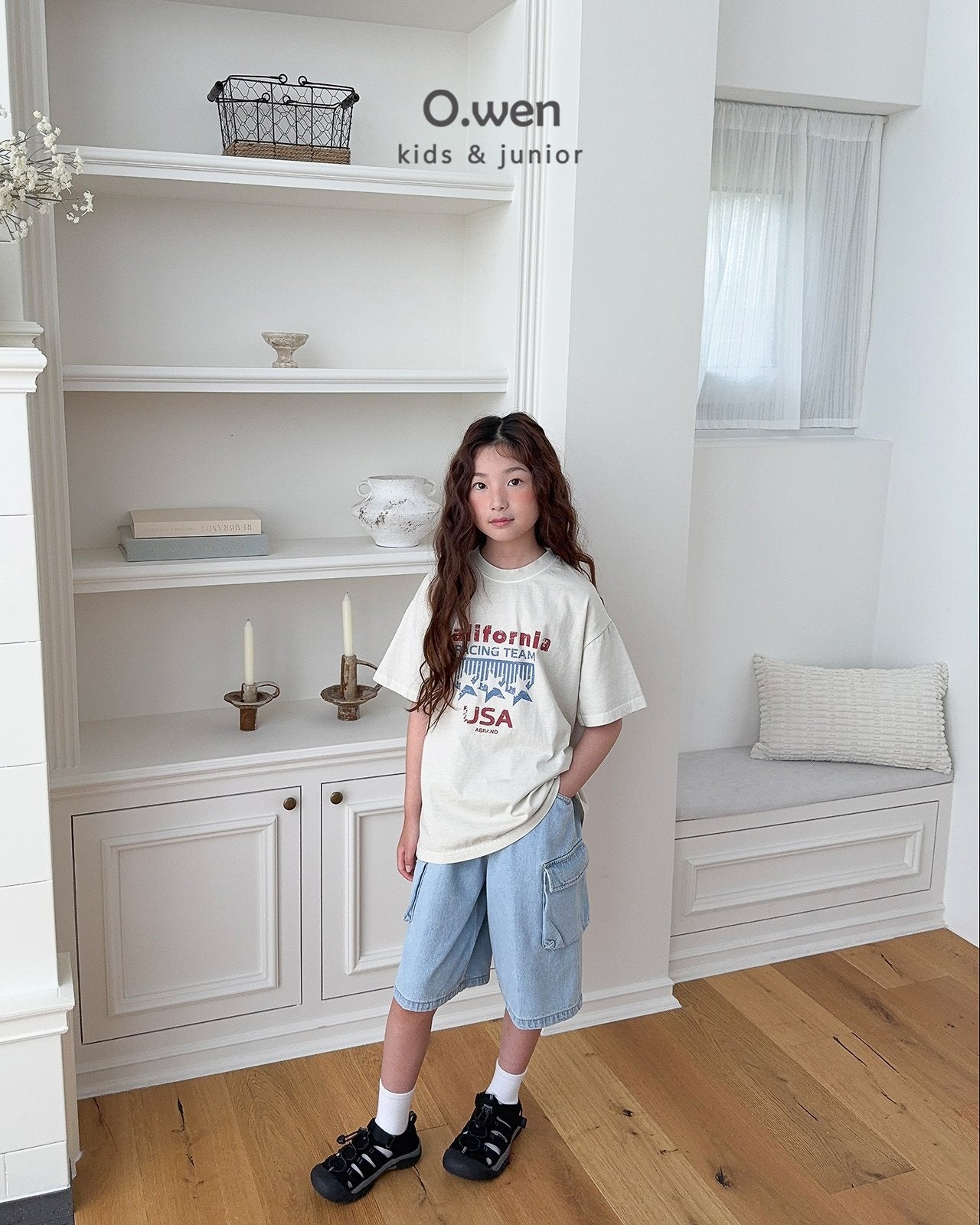 《予約》Pocket Bermuda Denim Pants / O.wen