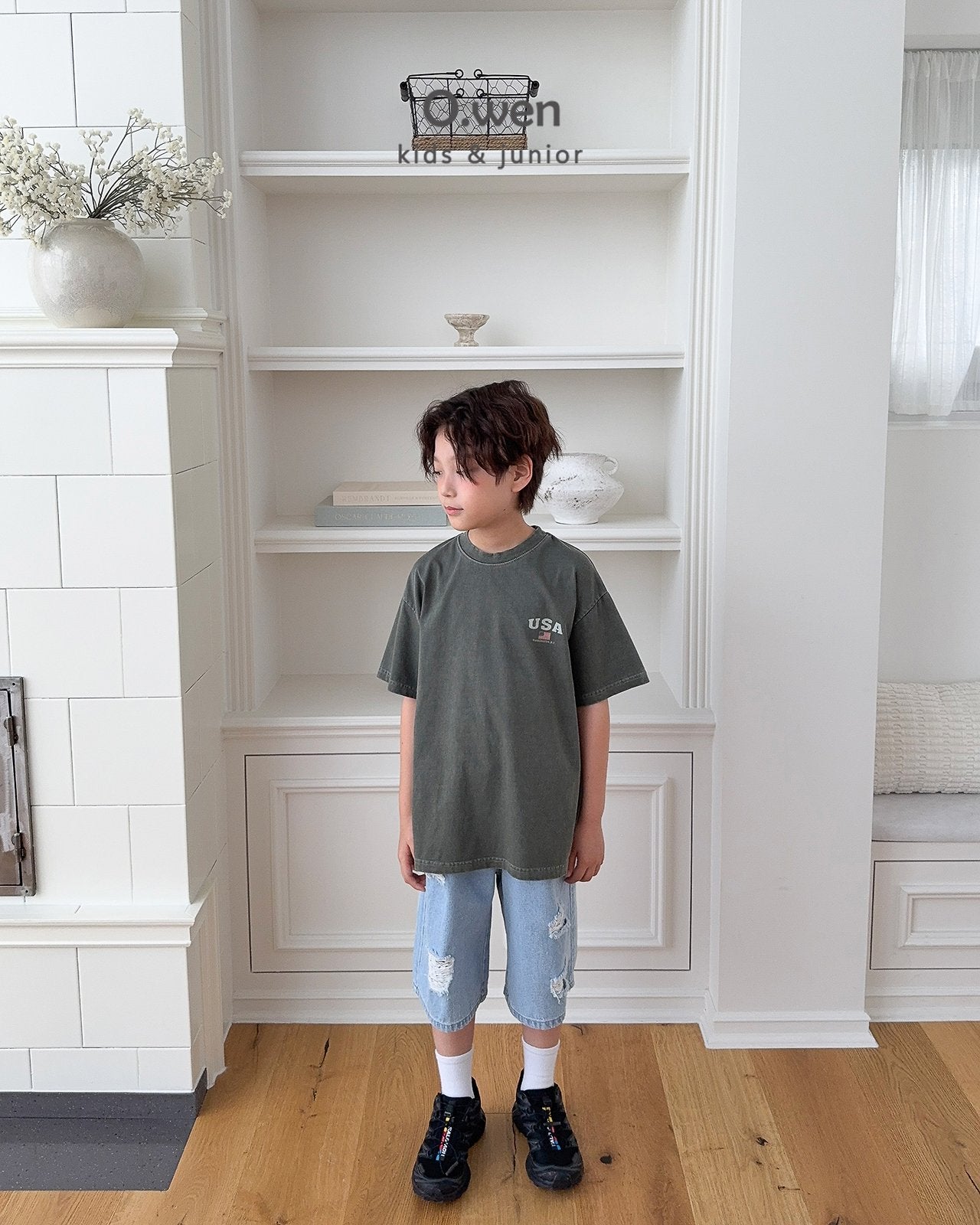 《予約》Pocket Bermuda Denim Pants / O.wen