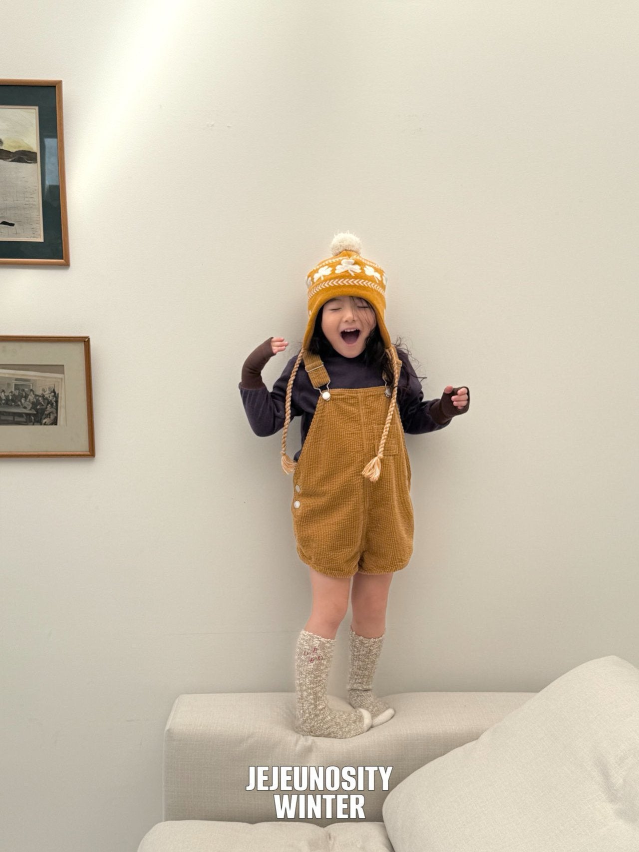 《予約》Corduroy Short Overalls / JEJEUNOSITY