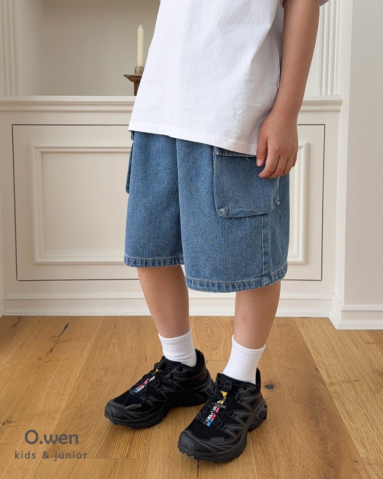 《予約》Pocket Bermuda Denim Pants / O.wen
