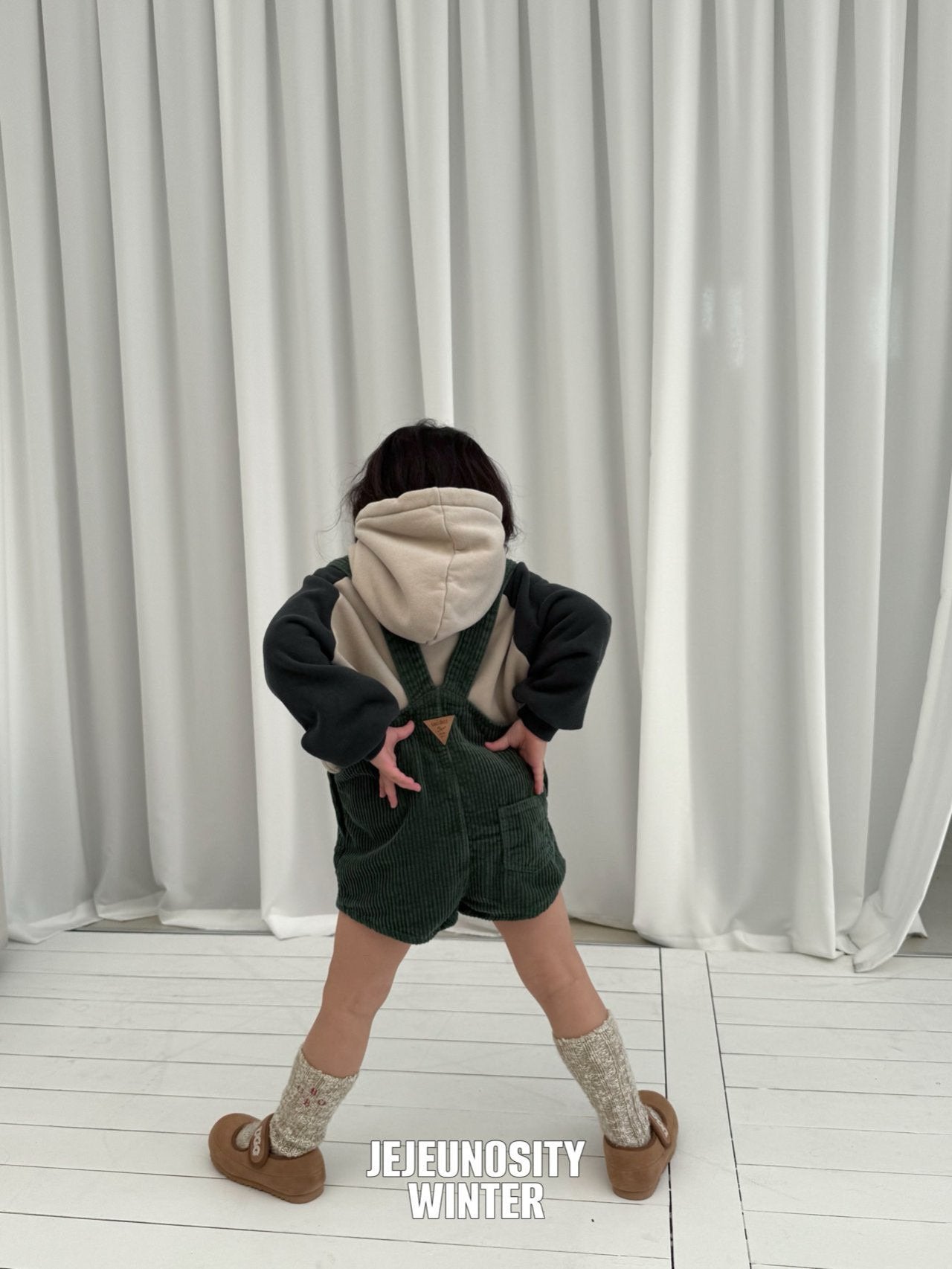 《予約》Corduroy Short Overalls / JEJEUNOSITY