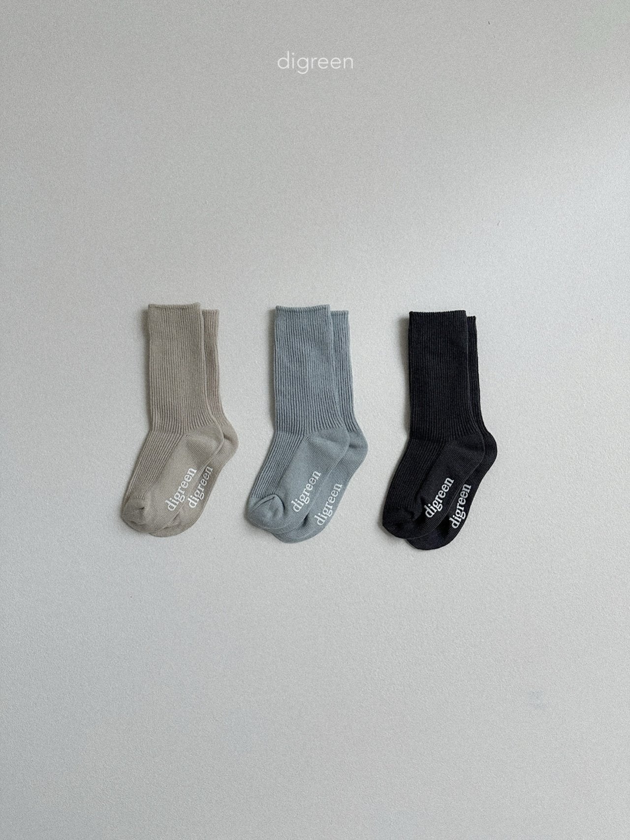 《予約》Gray Socks Set / digreen
