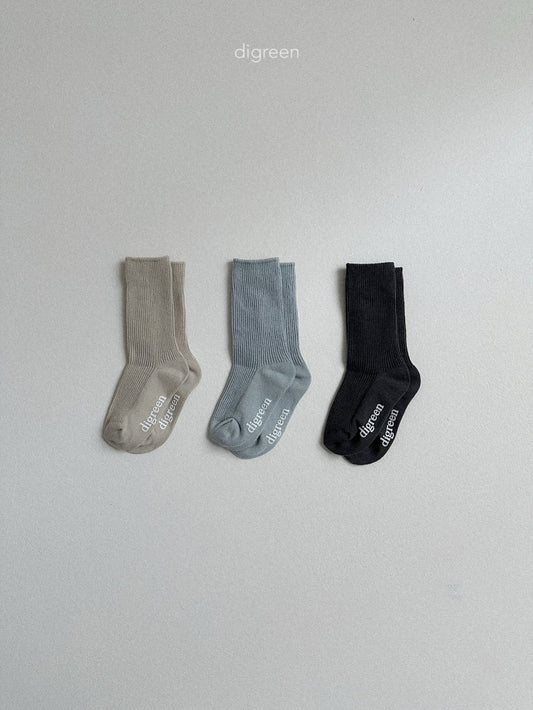 《予約》Gray Socks Set / digreen