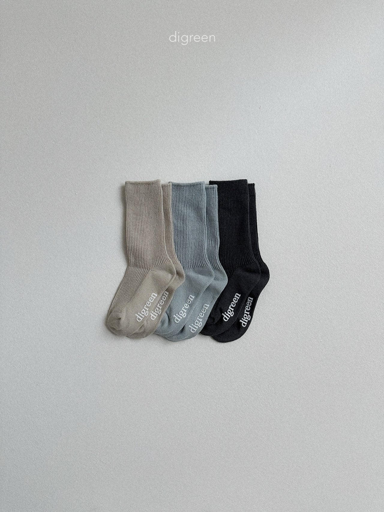《予約》Gray Socks Set / digreen
