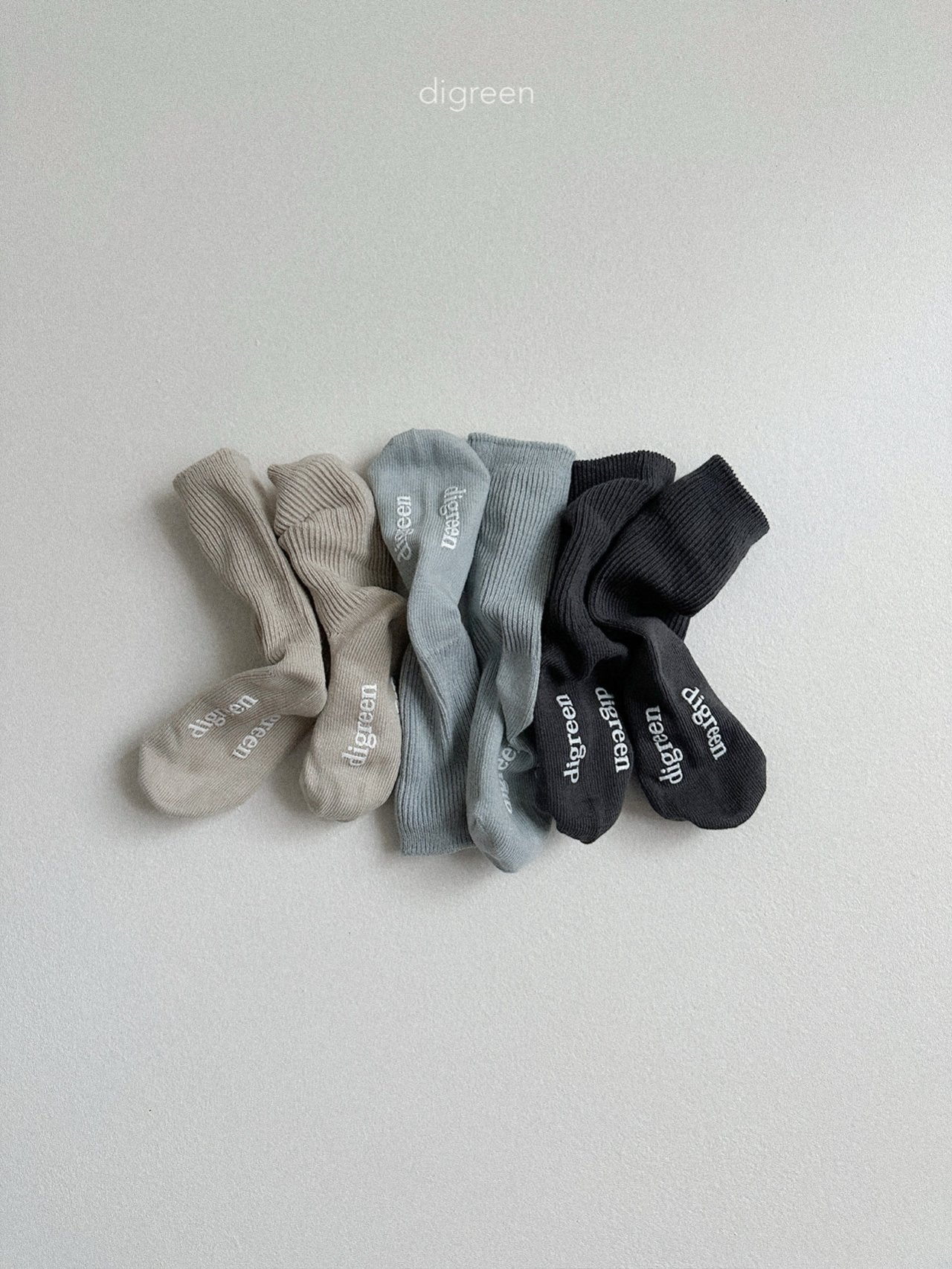 《予約》Gray Socks Set / digreen