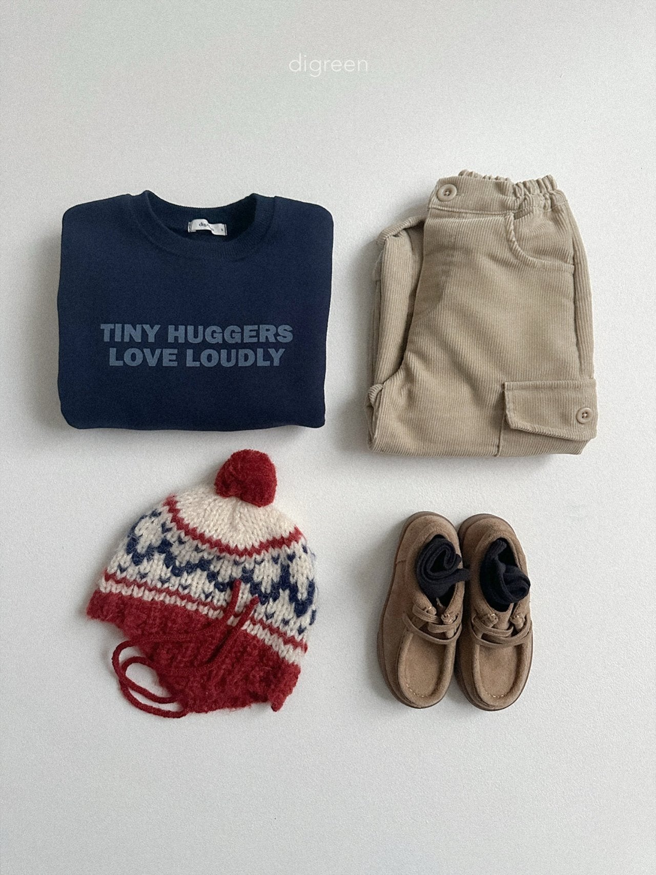 《予約》Gray Socks Set / digreen