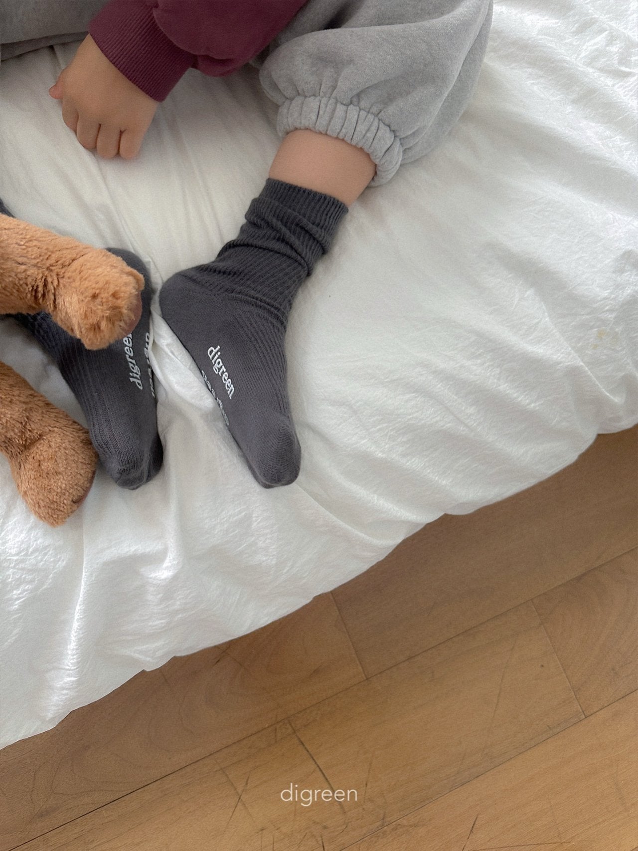 《予約》Gray Socks Set / digreen