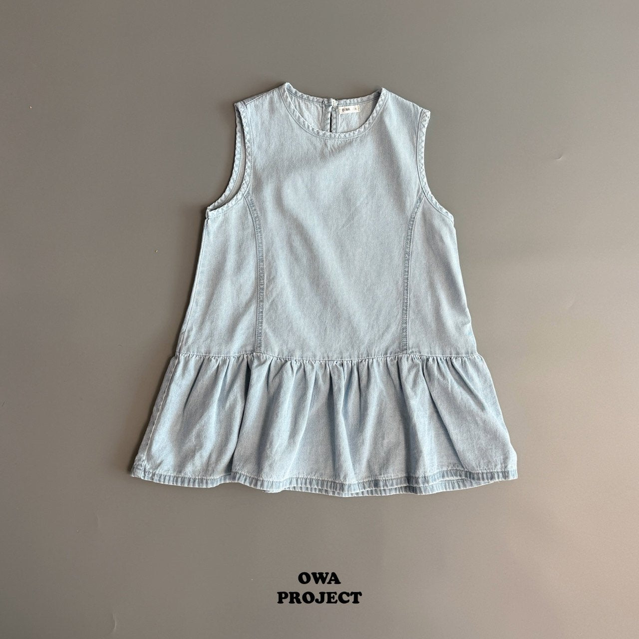 《予約》Slit Denim Dress / OWA PROJECT