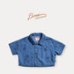 《予約》Wolf Denim Shirt / Boneoune