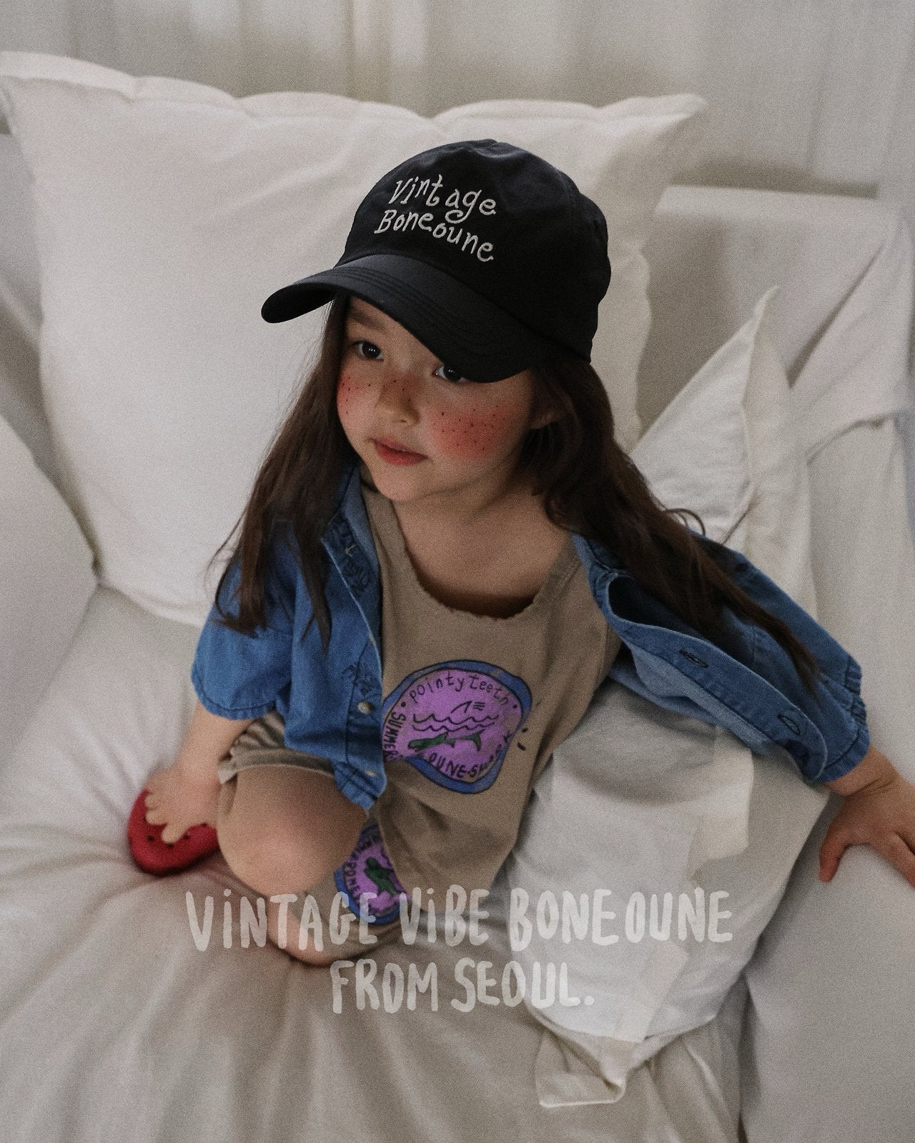 《予約》Wolf Denim Shirt / Boneoune
