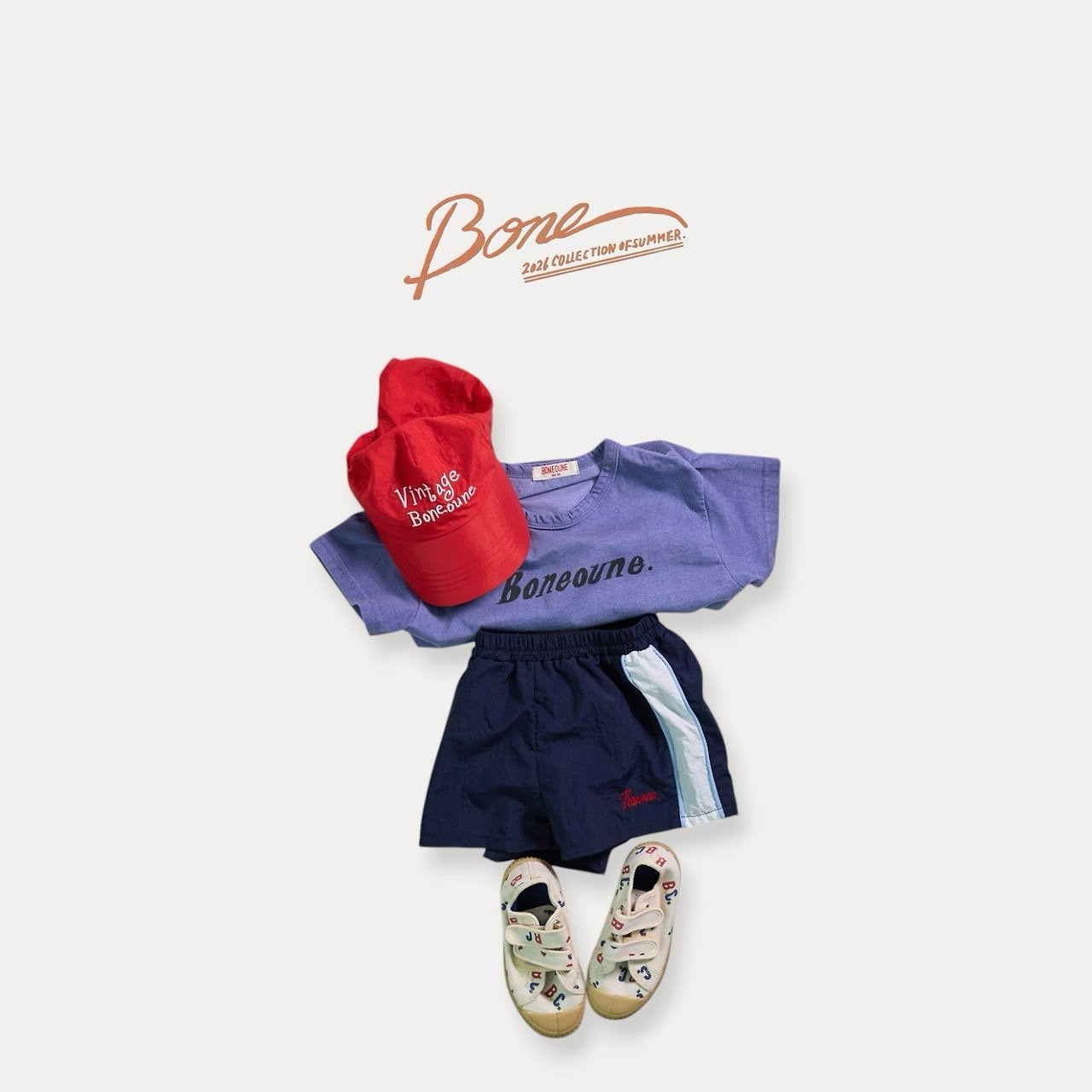 《予約》Summer Play Shorts / Boneoune
