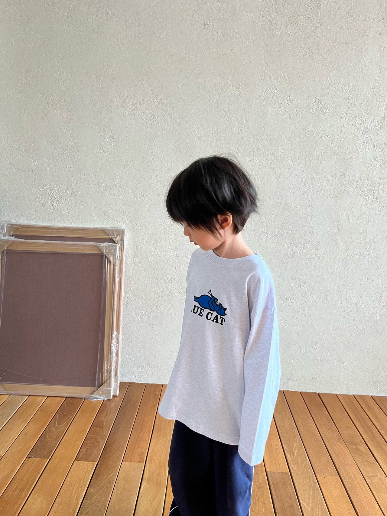 《予約》Blue Cat Tee / GRUE BABA