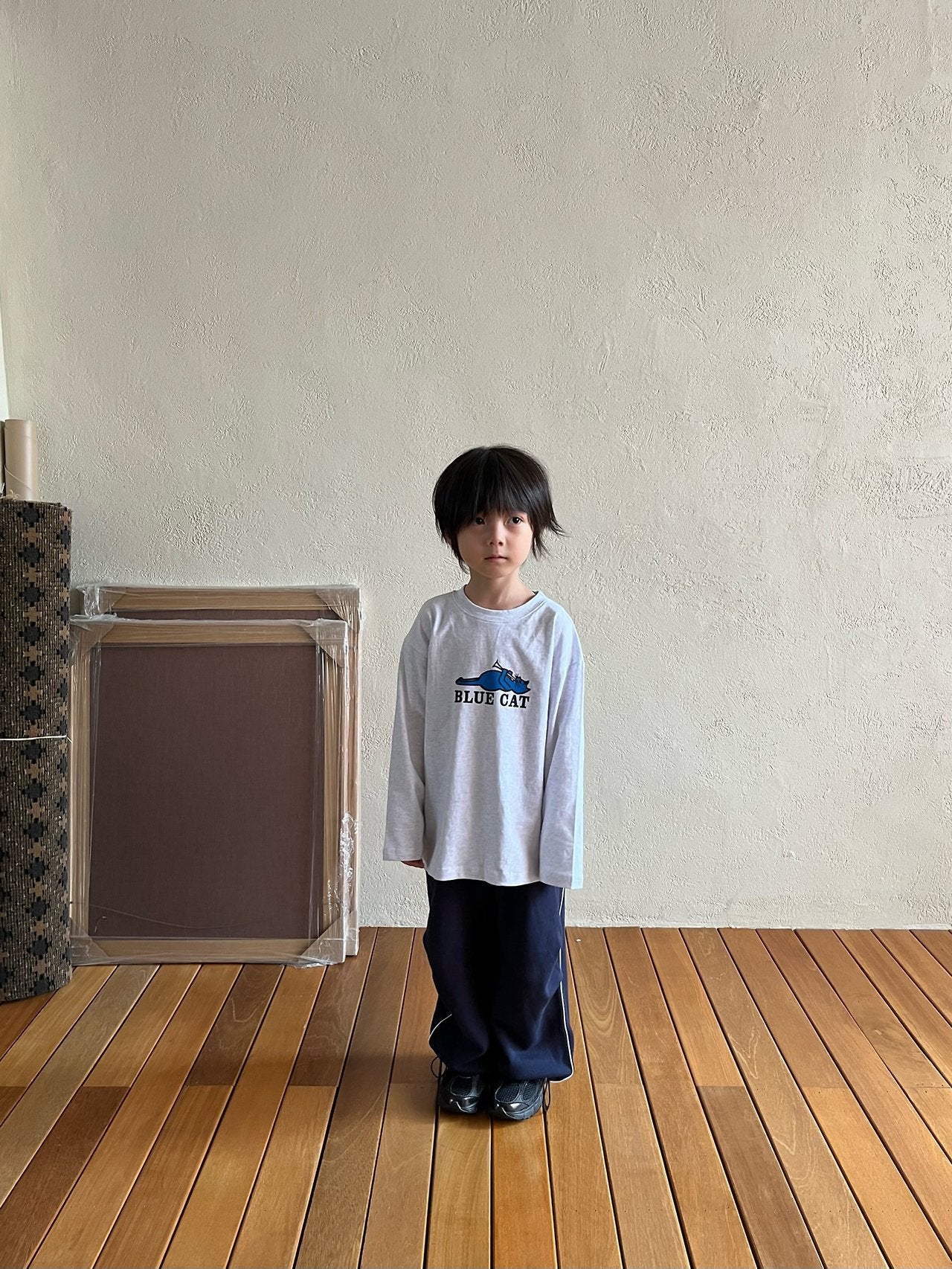 《予約》Blue Cat Tee / GRUE BABA