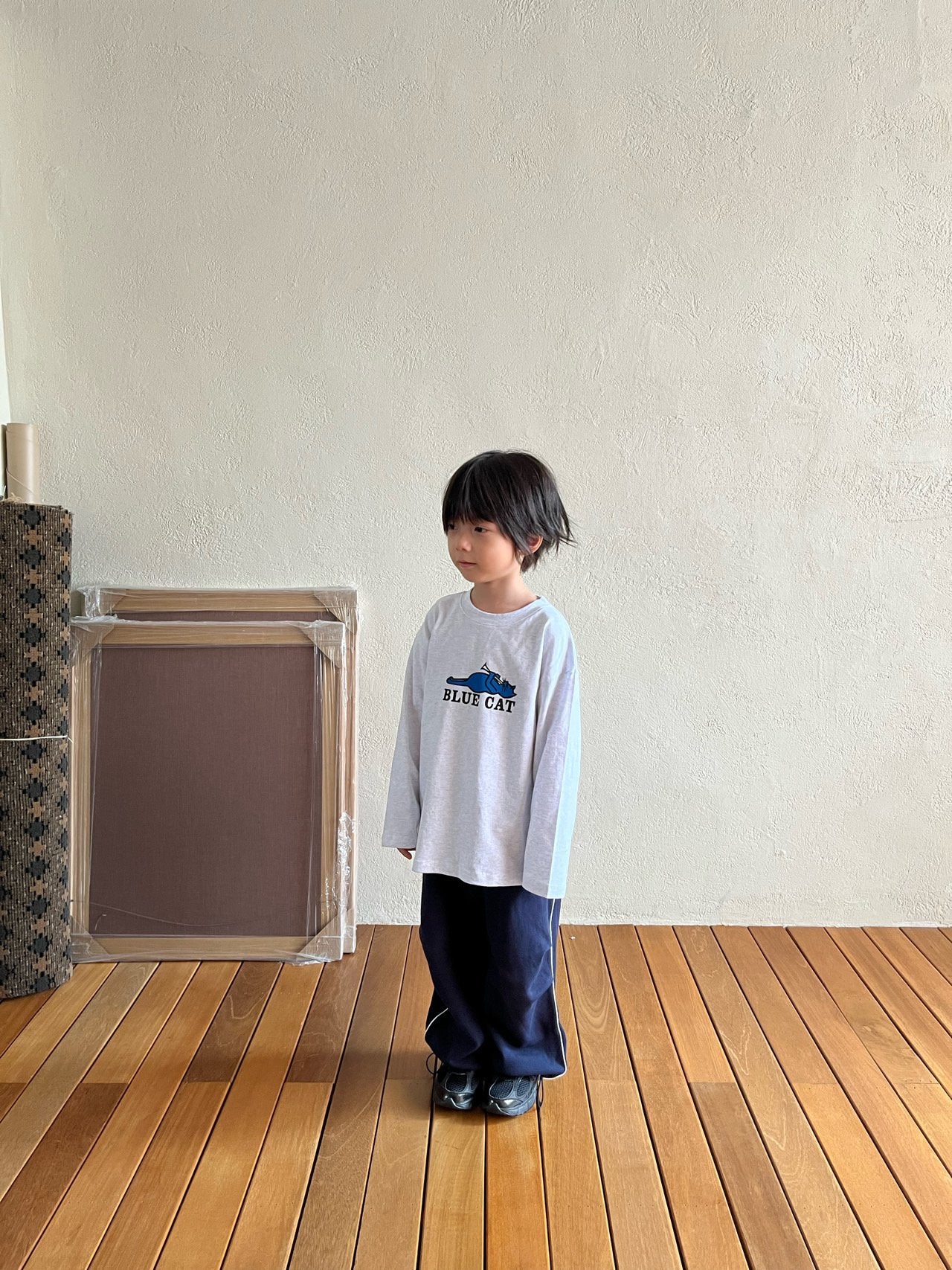《予約》Blue Cat Tee / GRUE BABA