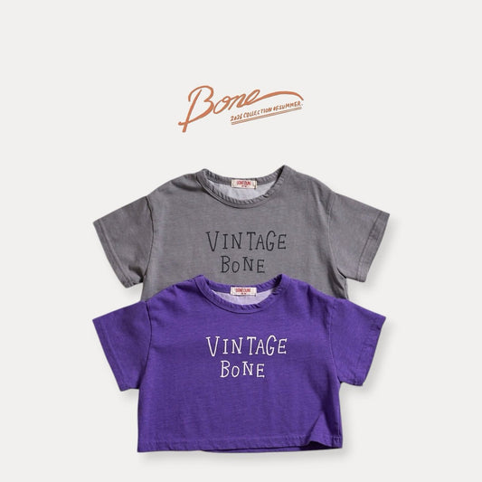 《予約》Vintage Crop Tee / Boneoune