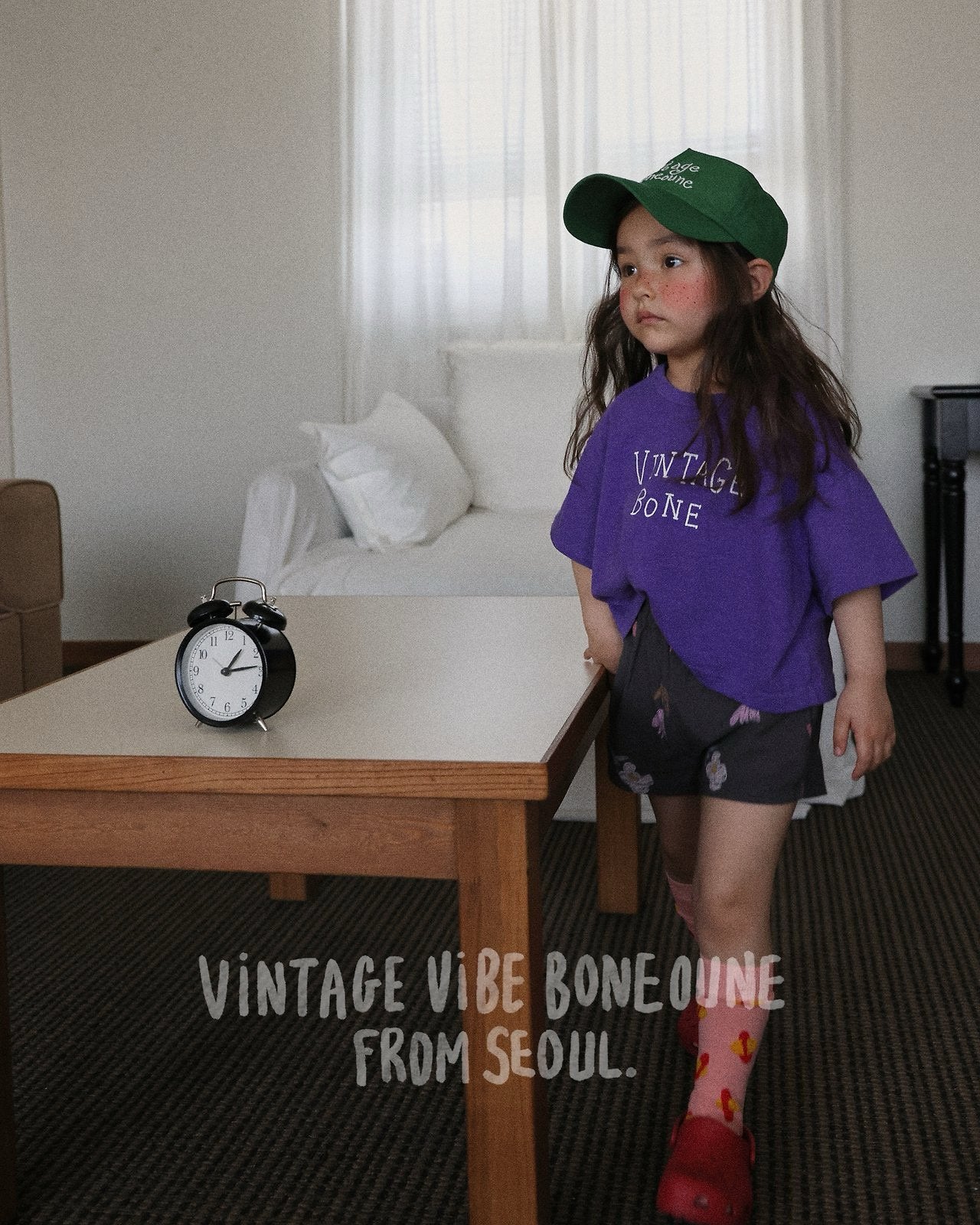 《予約》Vintage Crop Tee / Boneoune