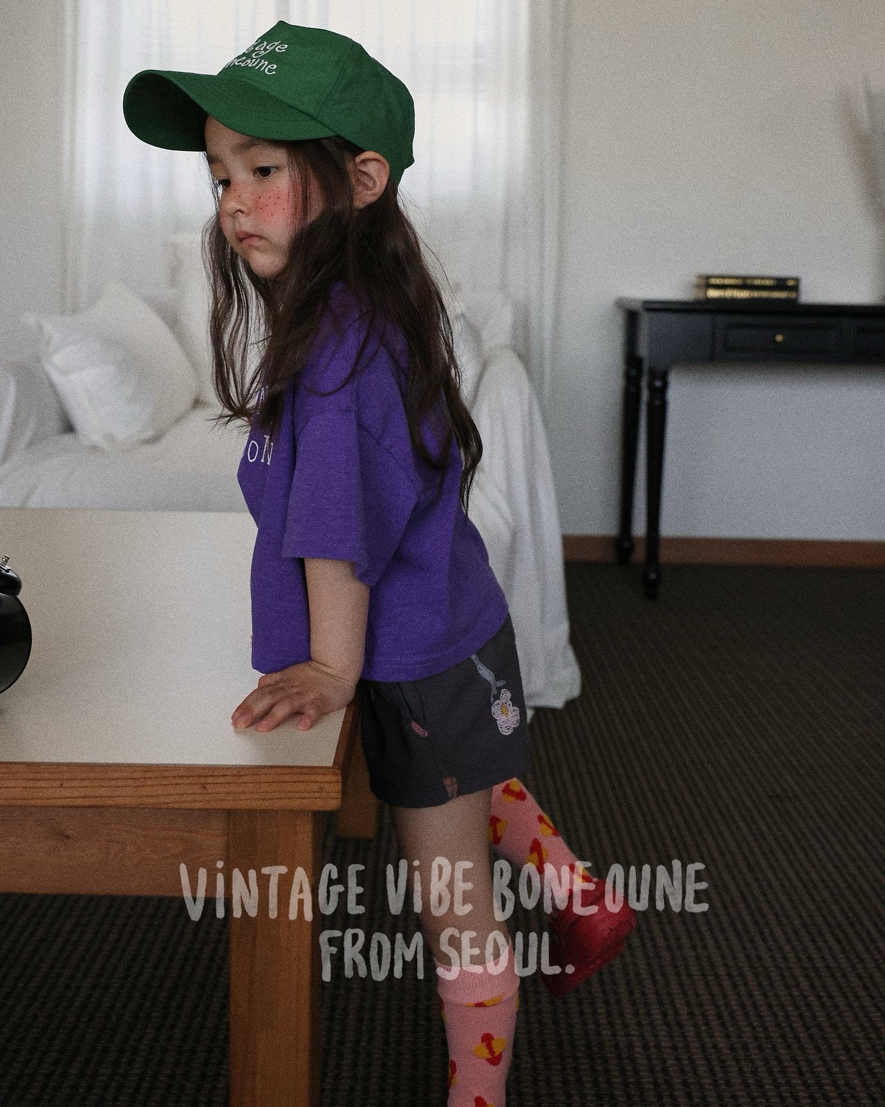 《予約》Vintage Crop Tee / Boneoune