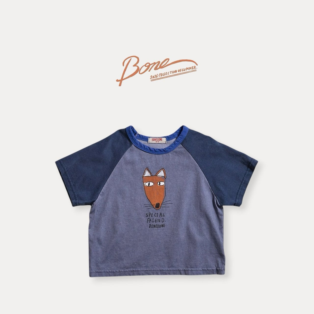 《予約》Fox Raglan Tee / Boneoune