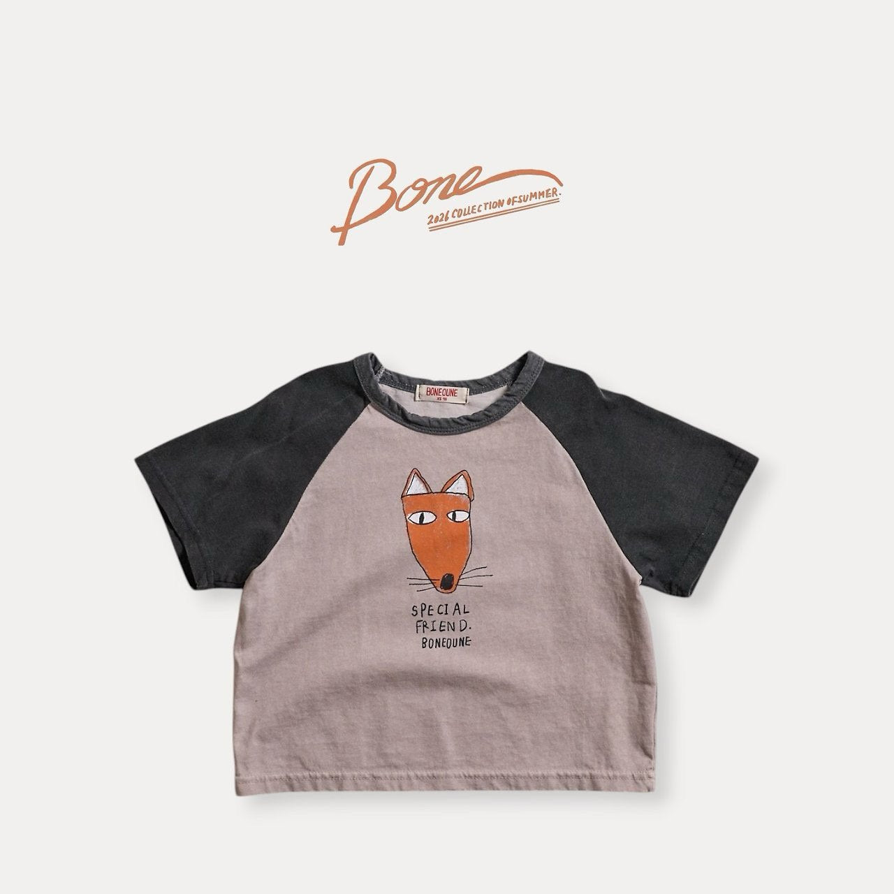 《予約》Fox Raglan Tee / Boneoune