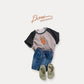 《予約》Fox Raglan Tee / Boneoune