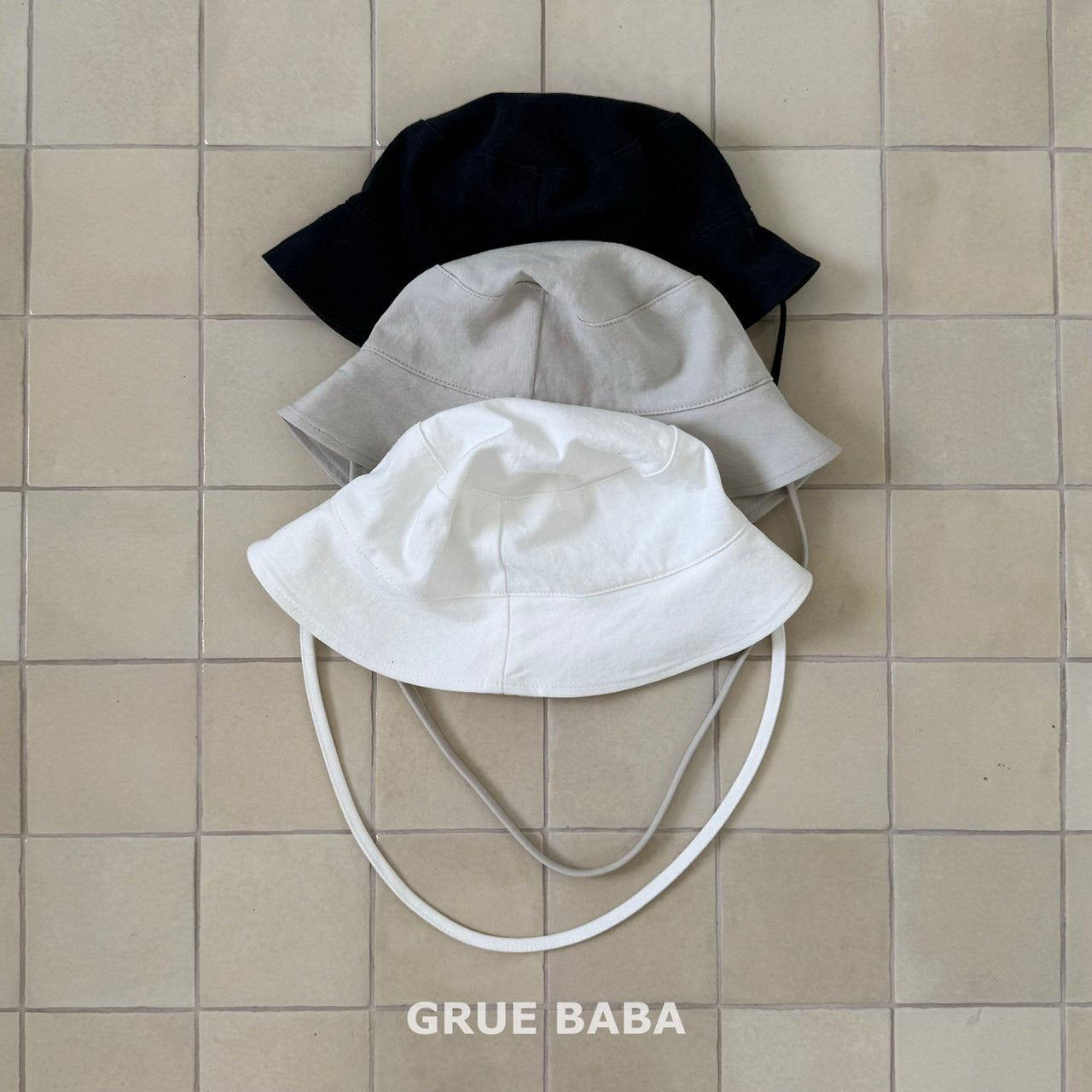 《予約》Cotton Bucket Hat / GRUE BABA