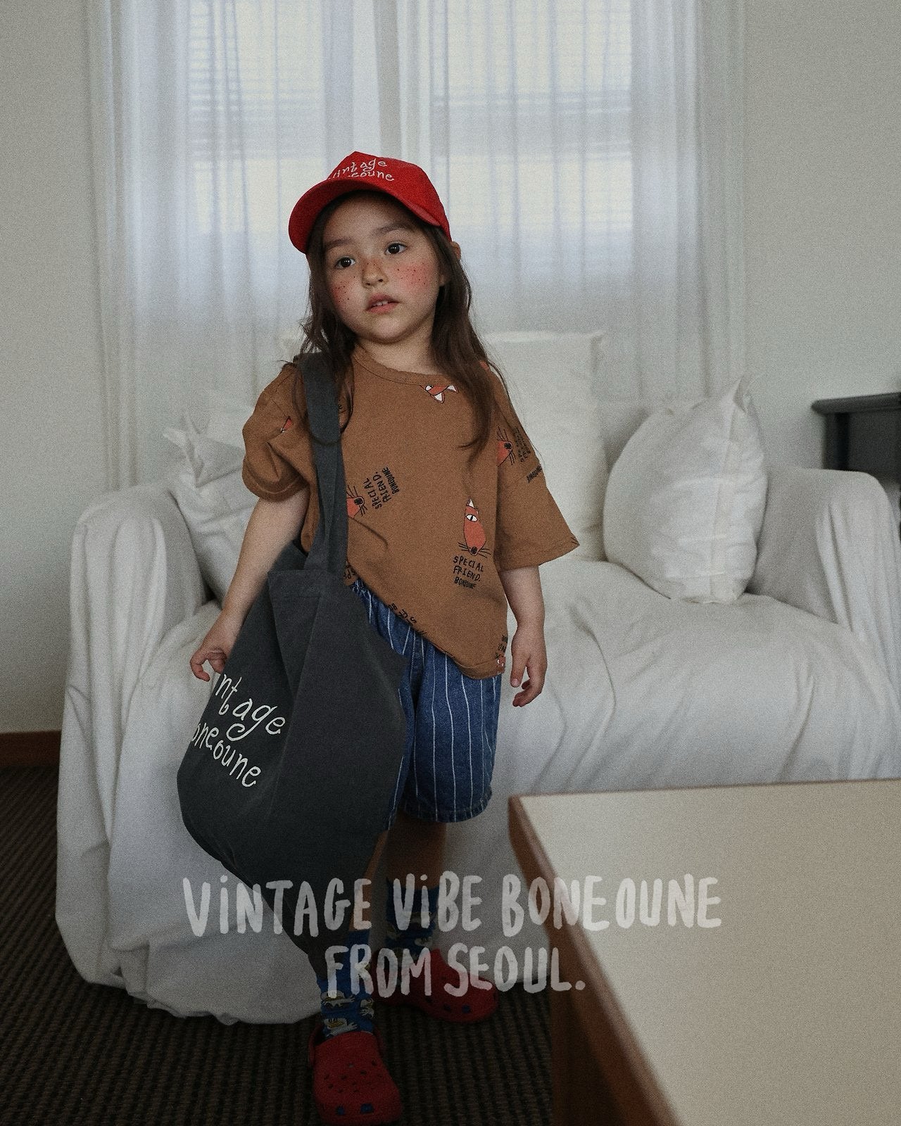 《予約》Bone Washed Denim Shorts  / Boneoune