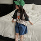《予約》Bone Washed Denim Shorts  / Boneoune