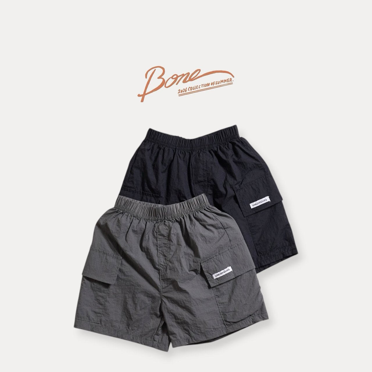 《予約》Light Cargo Shorts / Boneoune