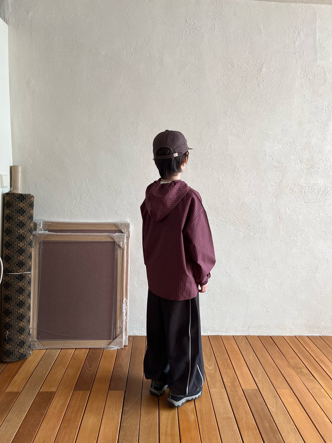 《予約》Lorna Hooded Shirt / GRUE BABA
