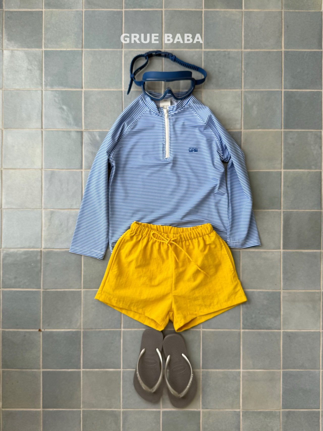 《予約》Beach Rash Guard / GRUE BABA