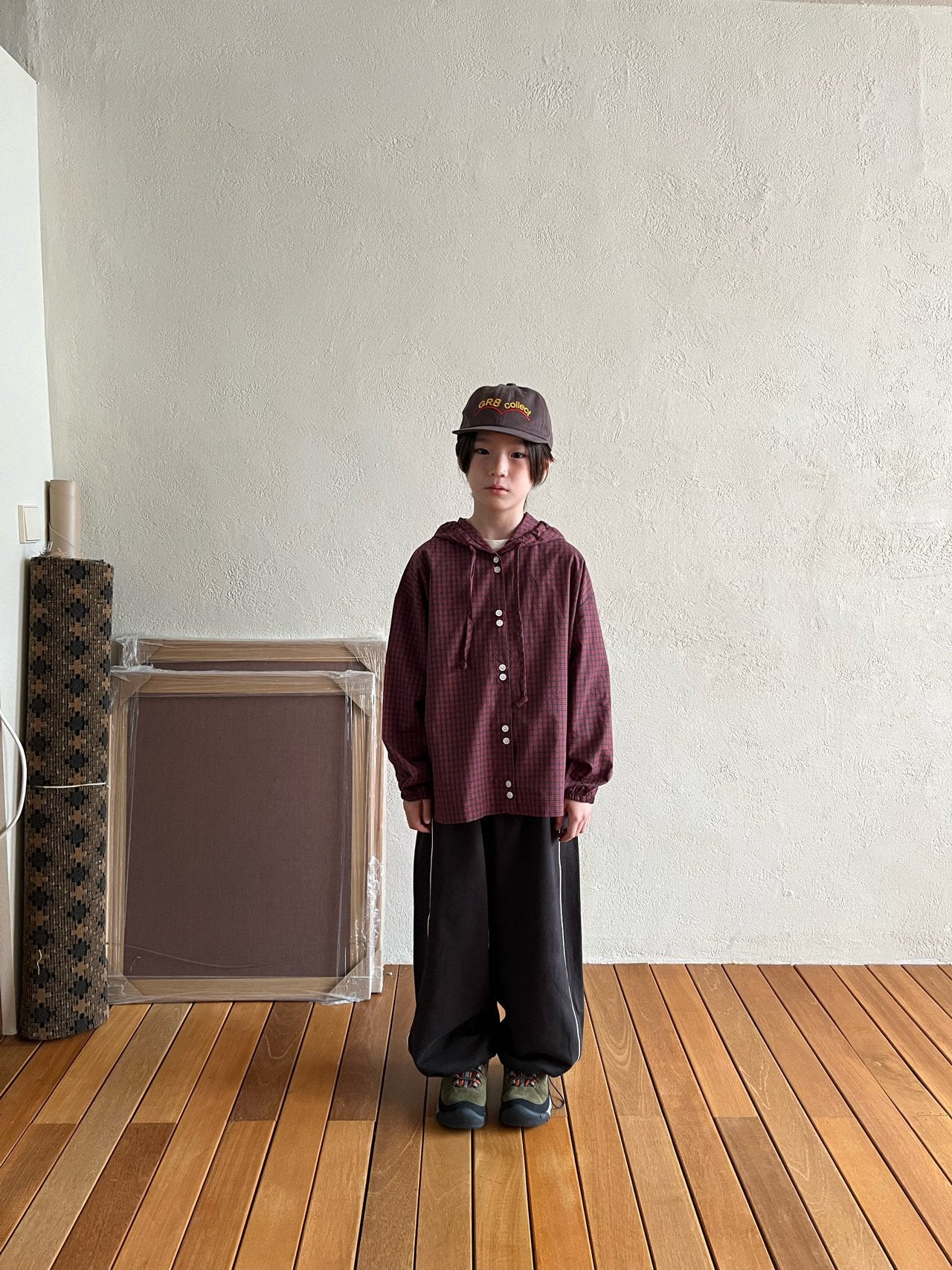 《予約》Lorna Hooded Shirt / GRUE BABA