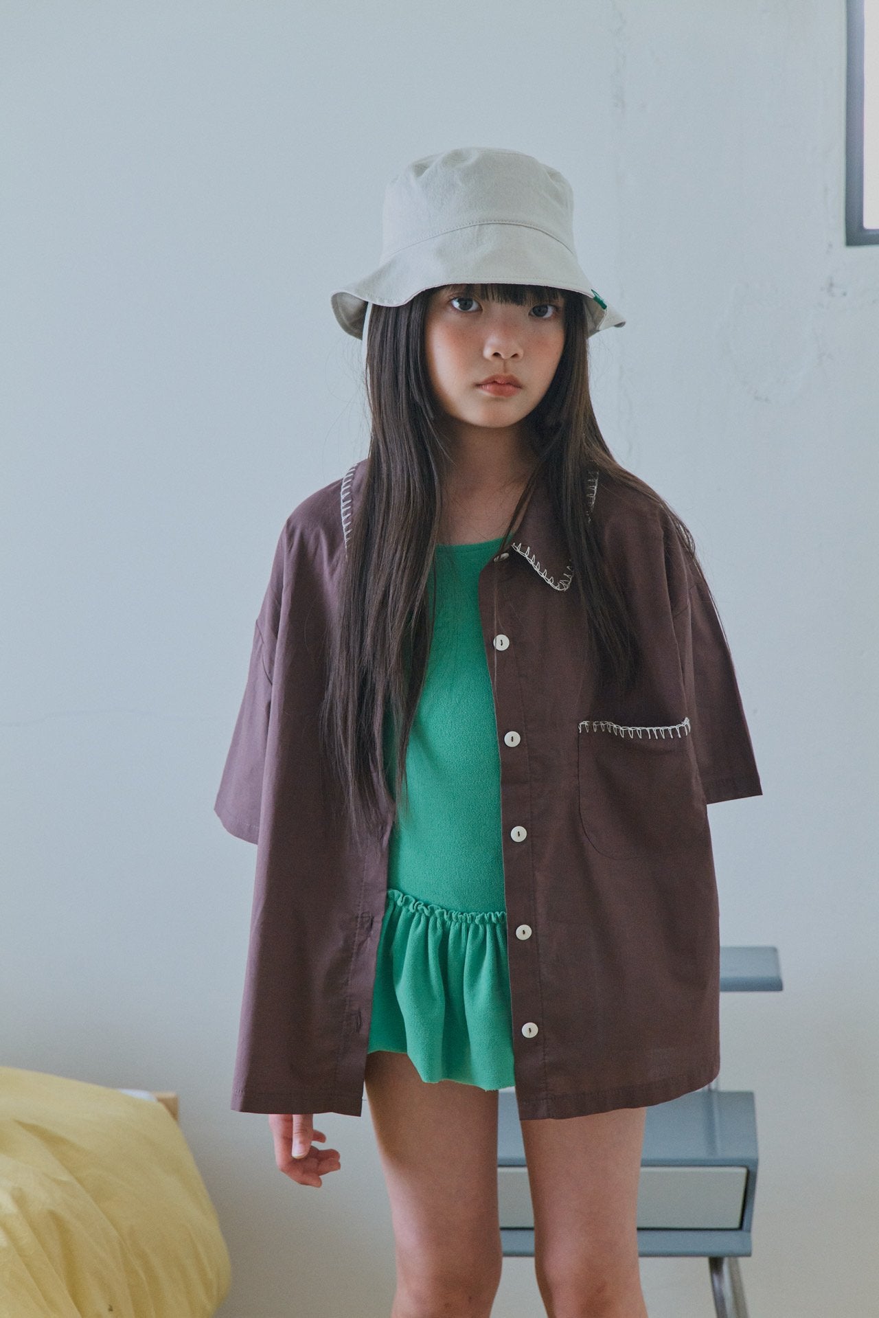 《予約》Cotton Bucket Hat / GRUE BABA