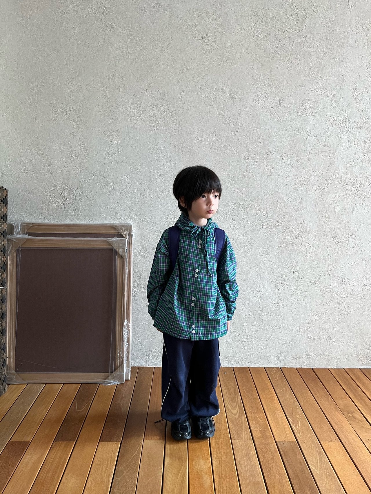 《予約》Lorna Hooded Shirt / GRUE BABA