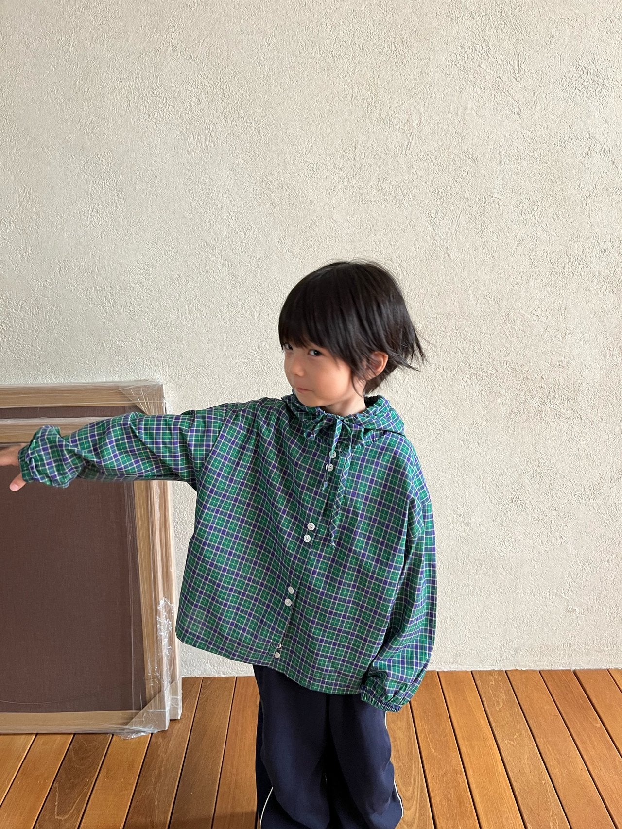 《予約》Lorna Hooded Shirt / GRUE BABA