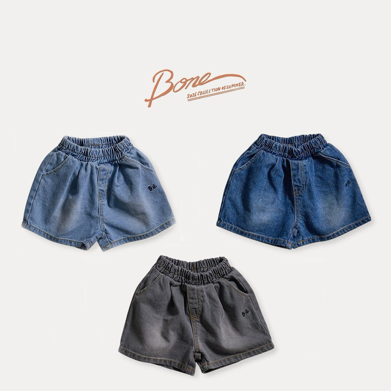 《予約》 Bone Daily Denim Short / Boneoune