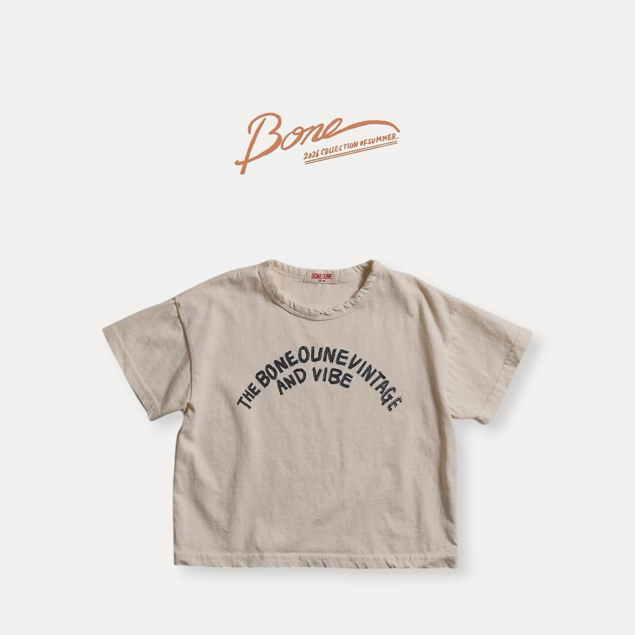《予約》Bone Vibe Tee / Boneoune
