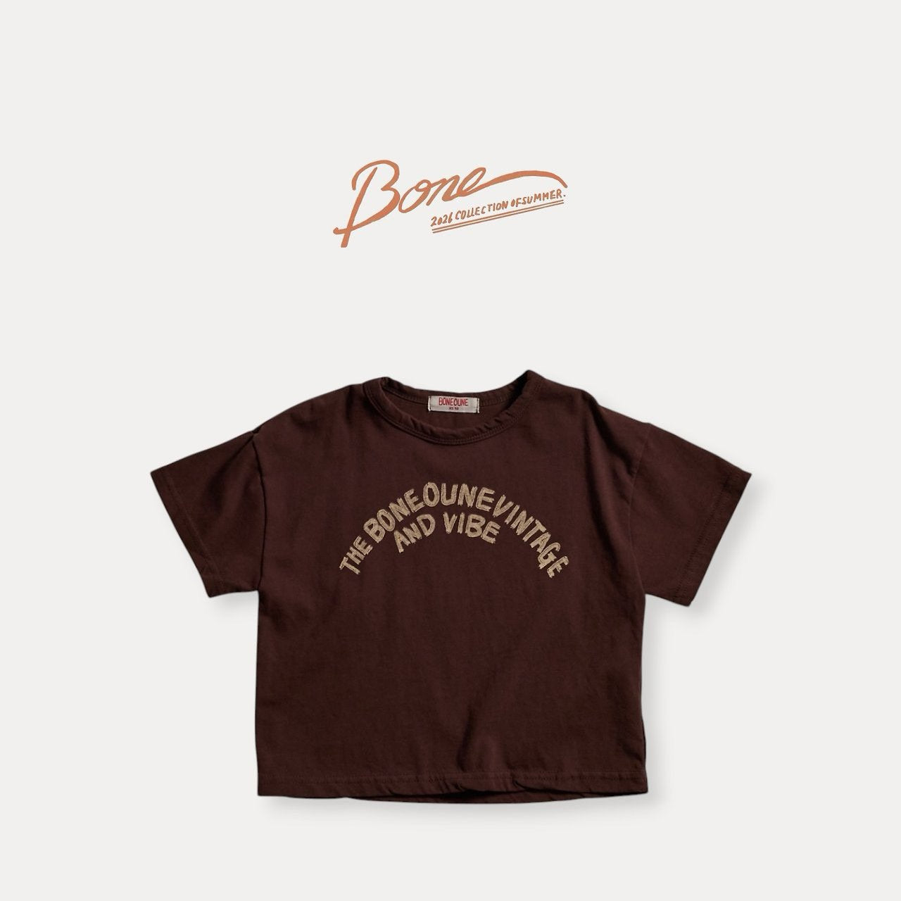 《予約》Bone Vibe Tee / Boneoune