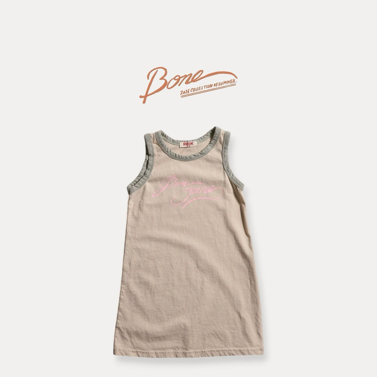 《予約》Loop Sleeveless Dress / Boneoune