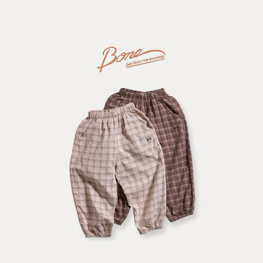 《予約》Retro Check Pants / Boneoune